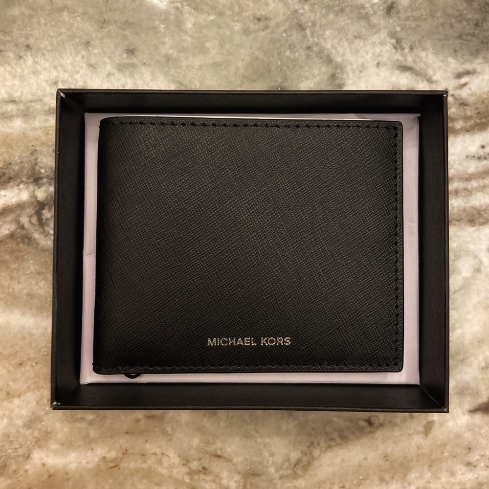 Men’s MICHAEL KORS Leather Bi-Fold Andy Wallet